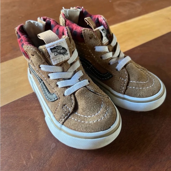 Vans Other - Vans Kids Brown Suede High-Top Sneakers